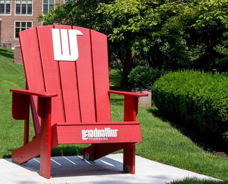 Wittenberg University's Big Red Chair